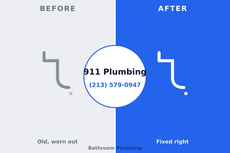 Before and after: plumbing repair Scottsville, KY